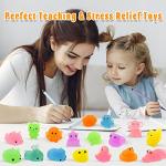 100 Pcs Kawaii Squishies 2nd Generation Glitter, Halloween Mochi Squishy Toys for Kids Party Favors, Stress Relief Fidget Toys for Classroom Prizes, Goodie Bag Stuffers, Xmas Gift for Kid Adult from LENYOQIN