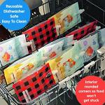 7-Piece Feeding Set SAGE SPOONFULS Suction Plate and Baby Food Pouch Set for Babies and Toddlers, 100% Silicone Divided Plate with Suction Base, 6-Pack BPA Free 7oz Double Zipper Reusable Food Pouches from Sage Spoonfuls