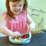 7-Piece Feeding Set SAGE SPOONFULS Suction Plate and Baby Food Pouch Set for Babies and Toddlers, 100% Silicone Divided Plate with Suction Base, 6-Pack BPA Free 7oz Double Zipper Reusable Food Pouches from Sage Spoonfuls