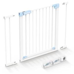 Comfurya Retractable Baby Gate for Stairs - Extra Wide Safety Kids or Pets, 30â Tall, Extends to 40.5â Wide, Child Safety Baby Gates for Stairs, Doorways, Hallways, Indoor, Outdoor(White) from Comfurya