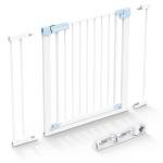 Comfurya Retractable Baby Gate for Stairs - Extra Wide Safety Kids or Pets, 30â Tall, Extends to 40.5â Wide, Child Safety Baby Gates for Stairs, Doorways, Hallways, Indoor, Outdoor(White) from Comfurya