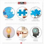 Educa - Japanese Garden - 3000 Piece Jigsaw Puzzle - Puzzle Glue Included - Completed Image Measures 47.25" x 33.5" - Ages 14+ (19282) by Educa