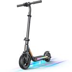 Electric Scooter for Kids, Mcbob E Scooter Colorful Ambient Light, LED Display, 3 Speeds 5/8/10Mph for Kids/Teens (Age 6-14) by Mcbob