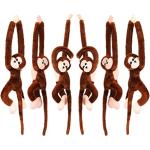 Syrisora 24 Inch Long Arm Monkey Plush Toy - 6PCS Stuffed Animal Monkey Cute Home Decor Birthday Dark Brown from Syrisora