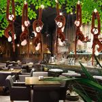 Syrisora 24 Inch Long Arm Monkey Plush Toy - 6PCS Stuffed Animal Monkey Cute Home Decor Birthday Dark Brown from Syrisora