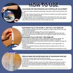 JYBBGO 17.3'' Sand Art Liquid Motion 3D Sand Painting Creative Moving Sand Art Living Room Decoration, 360Â° Rotate, Glass Crafts Solid Wood Frame, Relaxing Mood Home Office Work Decor(Blue) by JYBBGO