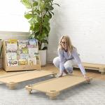 ECR4Kids Stackable Kiddie Cot, Standard Size, Classroom Furniture, Ready-To-Assemble, Sand, 6-Pack from ECR4Kids