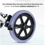 LuiYninhuoJin Adult Wheelchairs, Folding Transport Chair with Foot Rests, Foldable Wheel Chair for Travel and Storage, Folding Transport Chair with 8-Inch Wheels, Full Length Armrests and Swing Away by LuiYninhuoJin