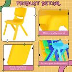 FairySandy 10 Pcs School Chairs Stackable 11 Inch Plastic Preschool Chairs Classroom Stack Seating Chairs for Kids Children Student Toddler Home Learning Daycare Center Office Supplies, 10 Colors from FairySandy
