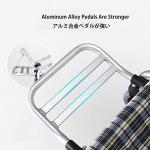 LuiYninhuoJin Adult Wheelchairs, Folding Transport Chair with Foot Rests, Foldable Wheel Chair for Travel and Storage, Folding Transport Chair with 8-Inch Wheels, Full Length Armrests and Swing Away by LuiYninhuoJin