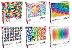 Buffalo Games | Josie Lewis | 500 Piece Jigsaw Puzzle Value Pack Bundle #1 | Limited Edition | 6 Puzzles Included | Puzzles for Adults from Buffalo Games