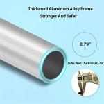 LuiYninhuoJin Adult Wheelchairs, Folding Transport Chair with Foot Rests, Foldable Wheel Chair for Travel and Storage, Folding Transport Chair with 8-Inch Wheels, Full Length Armrests and Swing Away by LuiYninhuoJin