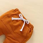 RogPrincekids Infant Toddler Baby Boys Summer Clothes Short Sleeve Letter Print T-shirt Shorts Sets 2PC Little Boy Clothing(White, 18-24 Months) by 