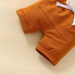 RogPrincekids Infant Toddler Baby Boys Summer Clothes Short Sleeve Letter Print T-shirt Shorts Sets 2PC Little Boy Clothing(White, 18-24 Months) by 