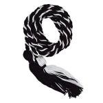 Jones School Supply - Honor Cord - Black/White (Set of 50 Graduation Cords for Honor Grad Students) by Jones School Supply Co., Inc.