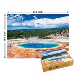BEDUKE Jigsaw Puzzles for Adults 1000 Piece - Every Piece is Unique - Yellowstone National Park Thick Sturdy Cardboard Precise Interlocking Family Game Puzzle Age 14+ from BEDUKE
