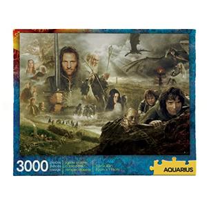 Aquarius Lord of The Rings (3000 Piece Jigsaw Puzzle) - Officially Licensed Lord of The Rings Merchandise & Collectibles - Glare Free - Precision Fit - 32 x 45 Inches by Aquarius