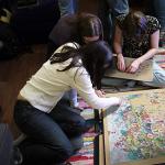 YISHAN Portable Jigsaw Puzzle Table Board, Standard Puzzle Case for Storage, Puzzle Mat, Puzzle Keeper Caddy Saver with Sorting Trays, Non-Slip Surface, Large by USUN