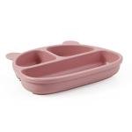 PandaEar 2 Pack Silicone Baby Suction Plates with 2 Spoons for Self Feeding, 100% Silicone Kids Toddler Suction Plates, Divided Baby Plate Set, Microwave & Dishwasher Safe, BPA Free from PandaEar