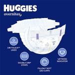 Overnight Diapers Size 5 (27+ lbs), 88 Ct, Huggies Overnites Nighttime Baby Diapers from Kimberly-Clark Corp.