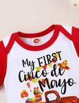 My 1st Cinco De Mayo Outfit Baby Boy Girl Clothes Cute Cactus Bodysuit Mexican Unisex Baby Romper from 