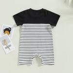 CIYCUIT Baby Boy Clothes 0 3 6 12 18 Months Stripe Short Sleeve Romper 3-6 Months by 