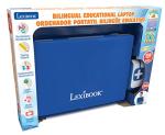 Lexibook - Educational and Bilingual Laptop Spanish/English - Toy for Child Kid (Boys & Girls) 130 Activities, Learn Play Games and Music - Blue - JC798i2 by LEXIBOOK