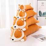MIAOHAHA Plush Long Corgi Toy Cute Soft Stuffed Animal Corgi Doll Kids Plush Toy Pillow Gift for Kids and Girls(Yellow, 120cm/47.2in) from MIAOHAHA