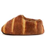 NOVELTY GIANT WWW.NOVELTYGIANT.COM Fake French Baguette Loaf Super Soft Slippers from Novelty Giant