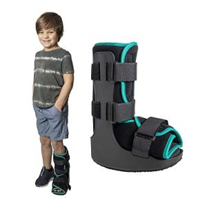 Brace Direct Childrenâs Pediatric Walker Fracture Boot for Kids Broken Toe or Foot, Left or Right Foot, Lightweight Padded Support Cam Boot for Foot Injury by Brace Direct