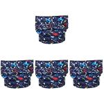 Healifty 4pcs Comfortable Nappies Underwear Disability Adult Inserts Wraps Seniors Period Diapers Blue Pant Leakfree Adults People Absorbent Men, or Brief Incontinence Super Teen Needs by Healifty