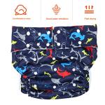 Healifty 4pcs Comfortable Nappies Underwear Disability Adult Inserts Wraps Seniors Period Diapers Blue Pant Leakfree Adults People Absorbent Men, or Brief Incontinence Super Teen Needs by Healifty