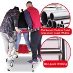 Walker for Seniors, Hemiplegia Rehabilitation Standing Frame Adult Walker Walking Aid for The Disabled, Medical Walker with Adjustable Height, Suitable for People of 59~71 inch by ZHDBMM