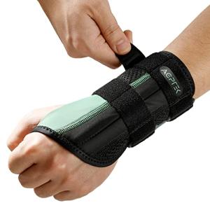 AGPTEK Wrist Brace, Wrist Support for Carpal Tunnel, Night Sleep Wrist Splint, Hand Brace for Arthritis, Sprains, Tendonitis and Joint Pain, Suitable for Right Hand, Sï¼5.1-7.9in from AGPTEK