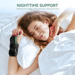 AGPTEK Wrist Brace, Wrist Support for Carpal Tunnel, Night Sleep Wrist Splint, Hand Brace for Arthritis, Sprains, Tendonitis and Joint Pain, Suitable for Right Hand, Sï¼5.1-7.9in from AGPTEK