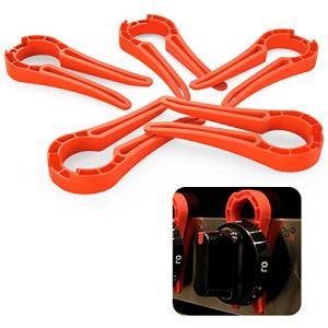 Stove Knob Locks (5 Pack), Stove Stoppaz Child Safety Guards, Durable Design - Baby and Pets Proof (Red) by Stove Stoppaz