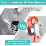 Stove Knob Locks (5 Pack), Stove Stoppaz Child Safety Guards, Durable Design - Baby and Pets Proof (Red) by Stove Stoppaz