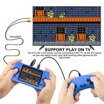 Melusen Retro Handheld Game Console, Portable Handheld Games for Kids with 500 Classical FC Games, 3.5" LCD Screen Support for Connecting TV and Two Players Gift for Adult from Melusen