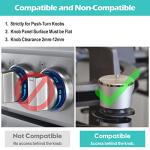 Stove Knob Locks (5 Pack), Stove Stoppaz Child Safety Guards, Durable Design - Baby and Pets Proof (Red) by Stove Stoppaz