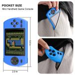 Melusen Retro Handheld Game Console, Portable Handheld Games for Kids with 500 Classical FC Games, 3.5" LCD Screen Support for Connecting TV and Two Players Gift for Adult from Melusen