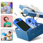 Melusen Retro Handheld Game Console, Portable Handheld Games for Kids with 500 Classical FC Games, 3.5" LCD Screen Support for Connecting TV and Two Players Gift for Adult from Melusen