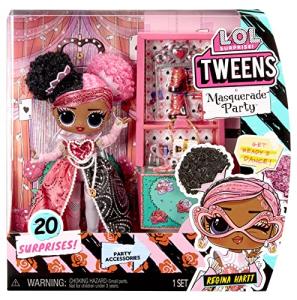 L.O.L. Surprise! Tweens Masquerade Party Regina Hartt Fashion Doll with 20 Surprises Including Accessories & 2 Pink Outfits, Holiday Toy Playset, Great Gift for Kids Girls Boys Ages 4 5 6+ Years Old by MGA Entertainment