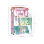 Milliard Doll House / 20 Furniture Pieces / 2.5 Feet High / Perfect Wooden Dollhouse for Kids from Milliard