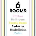 Milliard Doll House / 20 Furniture Pieces / 2.5 Feet High / Perfect Wooden Dollhouse for Kids from Milliard