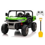 COLOR TREE 24V 2 Seater Ride On Dump Truck for Kids with 2x200W Motors, Electric Dump Bed/Shovel, Ride on UTV Car with Remote Control, EVA Rubber Tires, Ride On Toys for Boys Girls by COLOR TREE