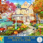 Ceaco - Dominic Davison - Autumn Townhouse - 750 Piece Jigsaw Puzzle by Ceaco