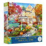 Ceaco - Dominic Davison - Autumn Townhouse - 750 Piece Jigsaw Puzzle by Ceaco
