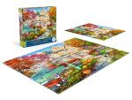 Ceaco - Dominic Davison - Autumn Townhouse - 750 Piece Jigsaw Puzzle by Ceaco