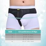 Tenbon Hernia Belt for Men and Women Hernia Support Truss for Inguinal Groin Hernias Left or Right Side Adjustable Waist Strap, Surgery Menâs Inguinal Hernia Support Brace for Pain Relief Recovery (Small) from Tenbon