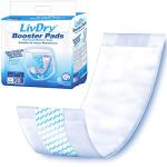 Incontinence Booster Pads by LivDry | Extra Absorbent Protection for Adults, Unisex | Disposable Comfortable Pad (20 Count, Regular Length) by LivDry